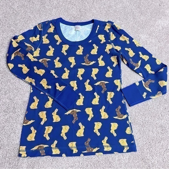 Hanna Andersson Other - NWOT Hanna Andersson Easter long sleeve pajama top size women’s medium (8-10)
